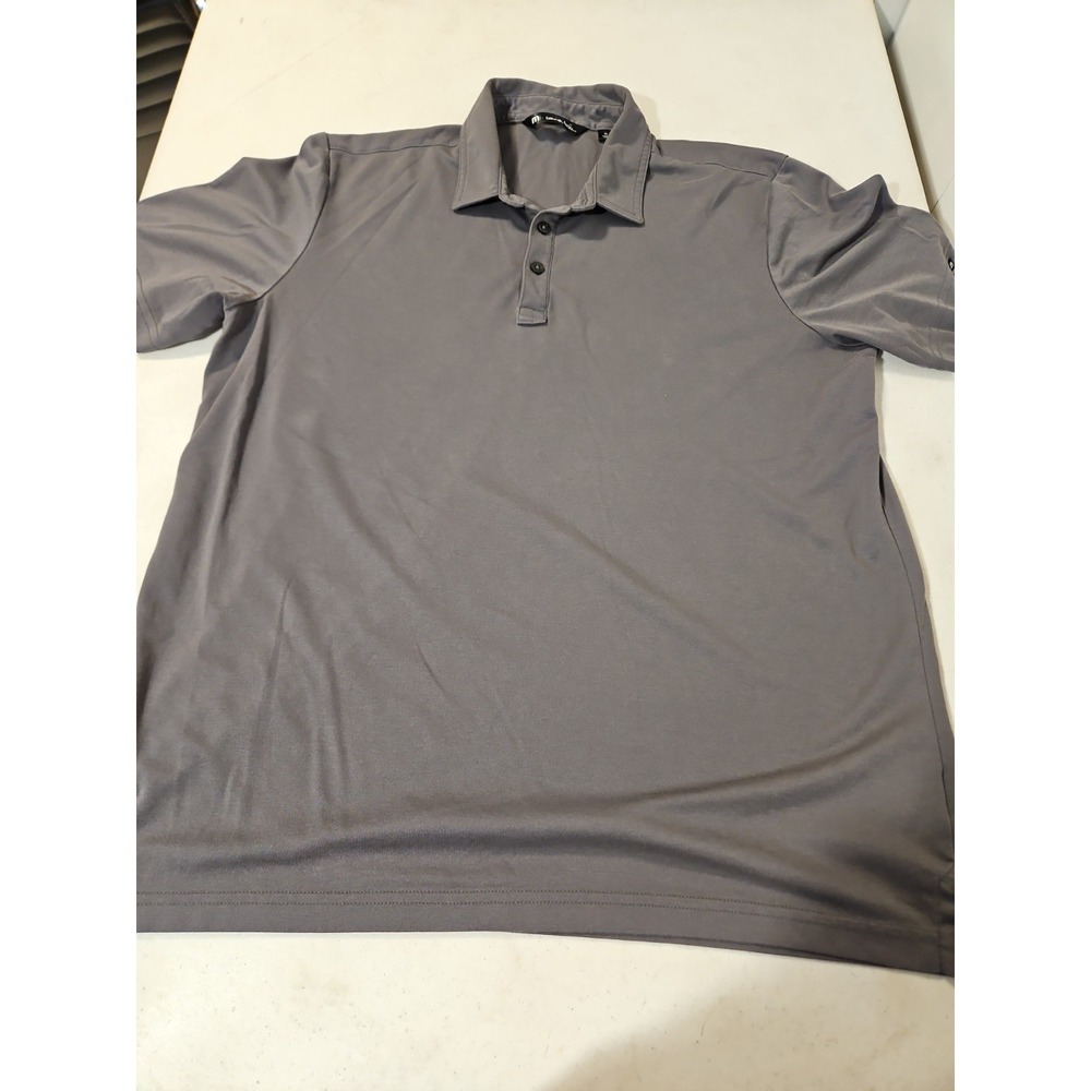 Travis Mathew Golf Polo Mens XL Gray Short Sleeve Collared Shirt (1990
